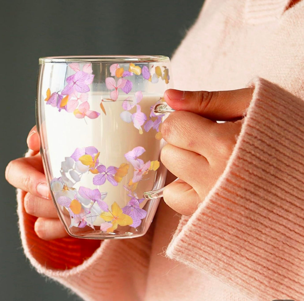 Dried Flower Insulated Mug