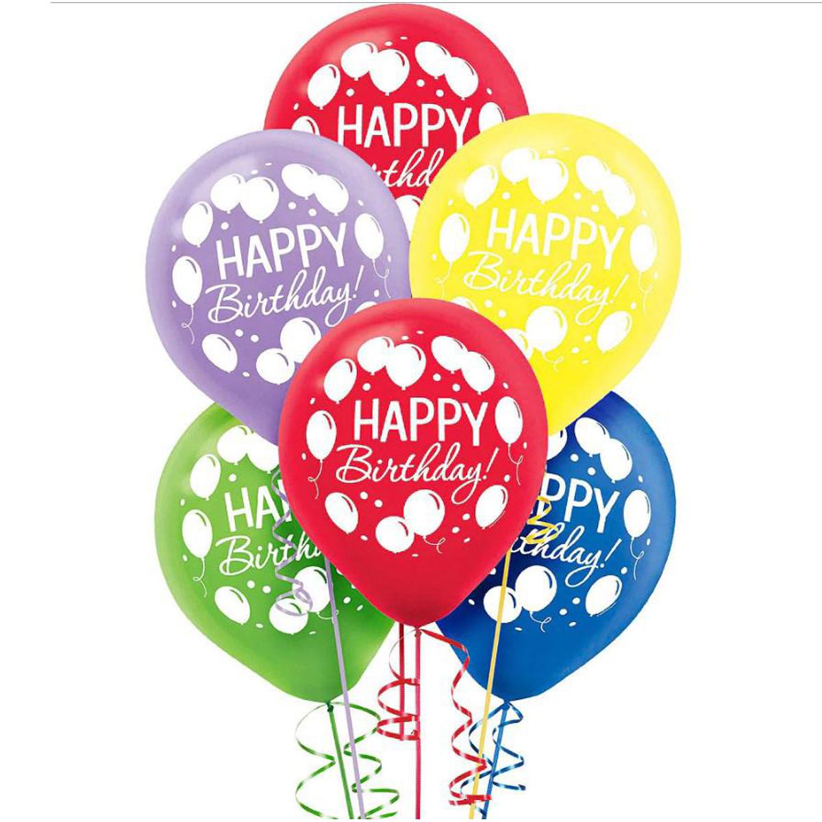 Birthday Balloon (Multicolor Pack of 100)