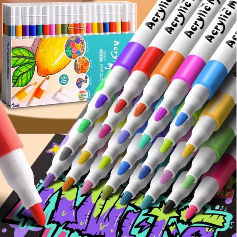 Double Sided Watercolor Markers Colors Set