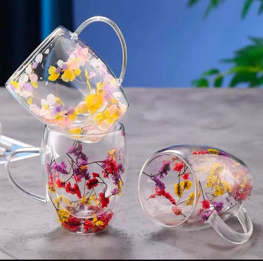 Dried Flower Insulated Mug